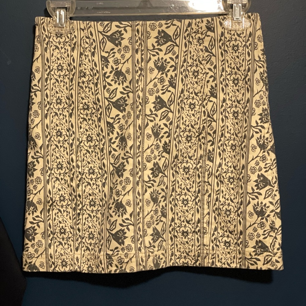 Free People Skirt 0  Modern Femme Denim Miniskirt